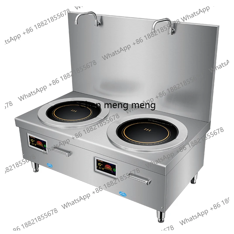 High power commercial soup stove 15KW commercial double head low soup stove 8kW braised cooking induction cooker
High power commercial soup stove 15KW commercial double head low soup stove 8kW braised cooking induction cooker