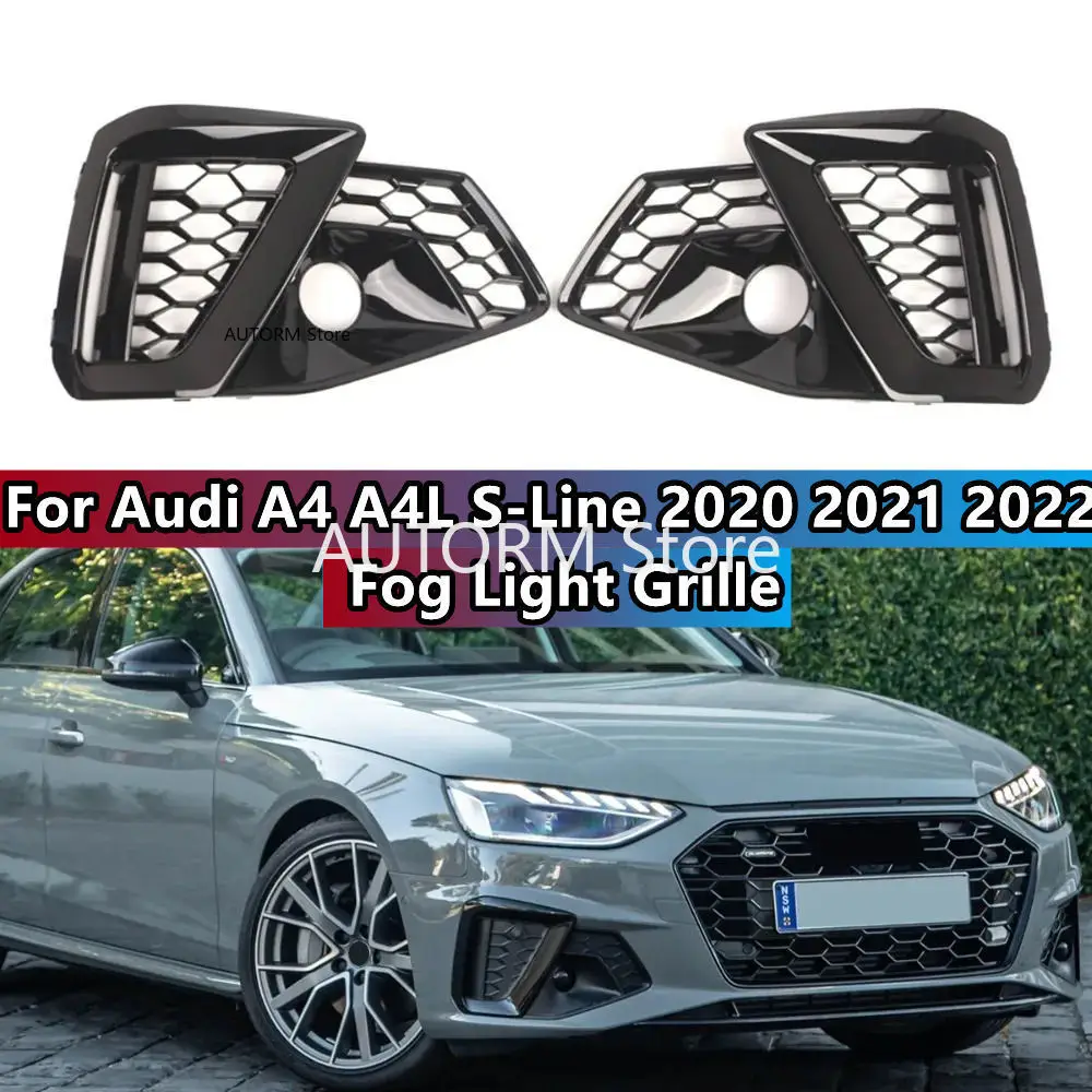 Glossy Black Car Front Fog Light Grille Cover Fog Lamp Grille Grill For Audi S4 A4 A4L S-Line 2020 2021 2022 8WD807681M
Glossy Black Car Front Fog Light Grille Cover Fog Lamp Grille Grill For Audi S4 A4 A4L S-Line 2020 2021 2022 8WD807681M