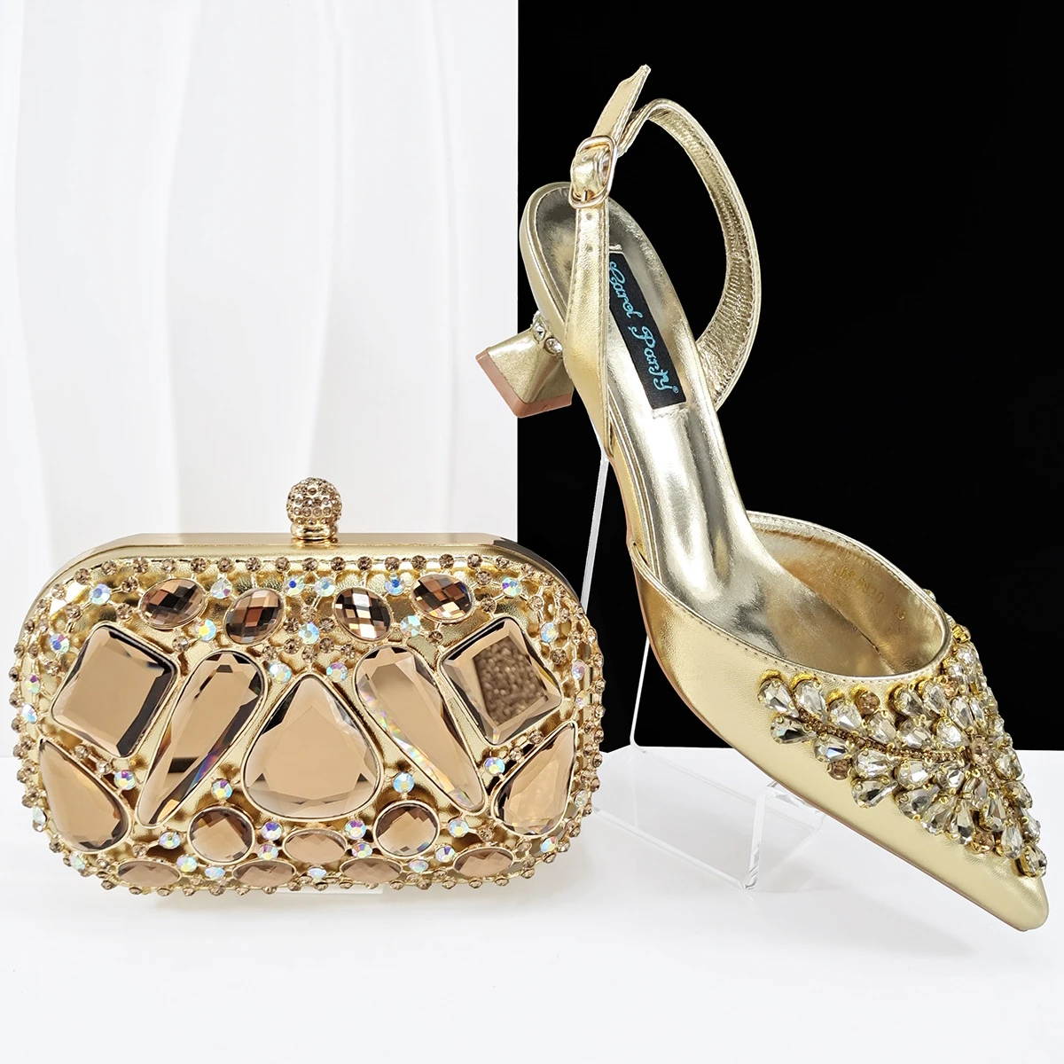 doershow Italian gold Shoes with Matching Bags Sets Decorated with Rhinestone Women Shoes and Bags To Match Set ! SFR1-1
doershow Italian gold Shoes with Matching Bags Sets Decorated with Rhinestone Women Shoes and Bags To Match Set ! SFR1-1