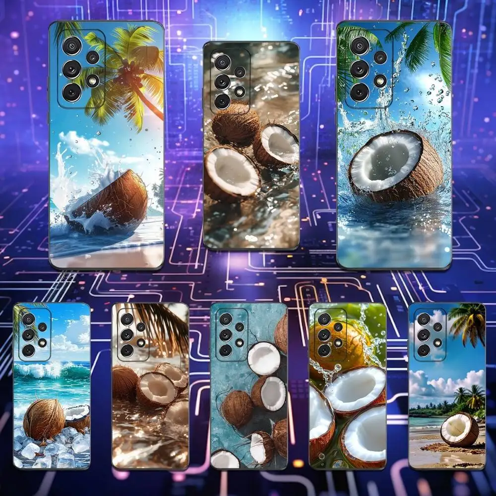 Tropical Fruits Coconut Phone Case For Samsung S25,S24,S23,S22,S21,S20,S10,Ultra,Plus,Lite,FE,Soft Silicone Black Cover
Tropical Fruits Coconut Phone Case For Samsung S25,S24,S23,S22,S21,S20,S10,Ultra,Plus,Lite,FE,Soft Silicone Black Cover