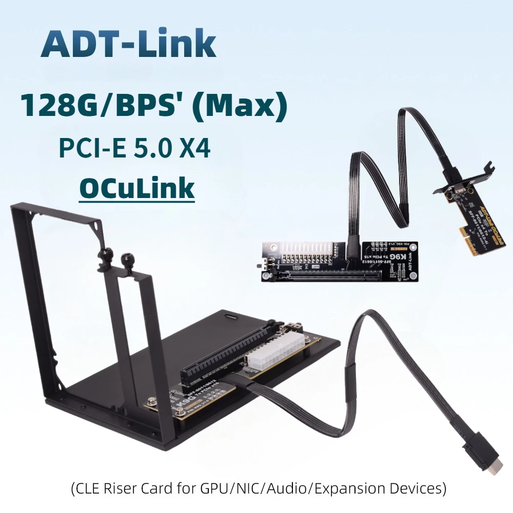 Upgraded PCIe 5.0 K993G OCuLink Laptop External Graphics Card GPU Dock Notebook GEN 5 SFF-8611 OCuLink to PCI-E x16 eGPU Adapter
Upgraded PCIe 5.0 K993G OCuLink Laptop External Graphics Card GPU Dock Notebook GEN 5 SFF-8611 OCuLink to PCI-E x16 eGPU Adapter