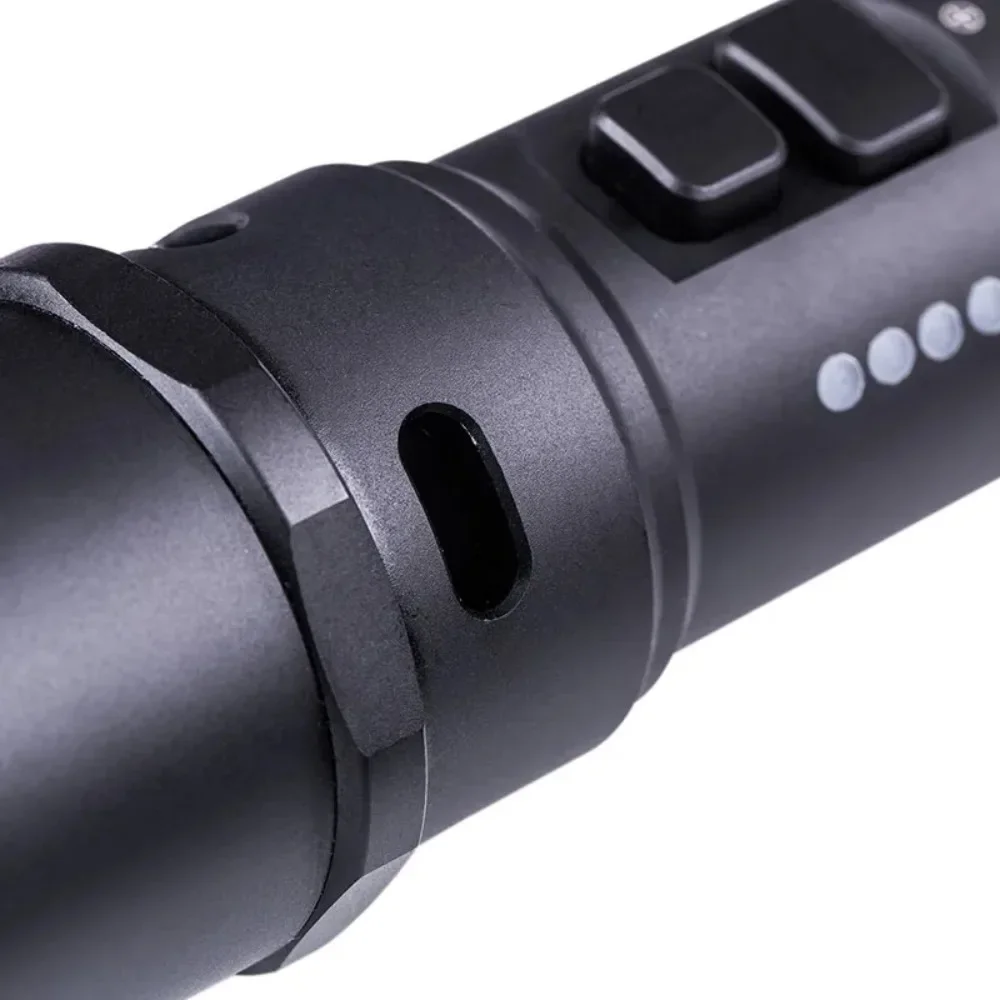 Nextorch P86 Duty/Tactical Flashlight with 120db Electronic Whistle, 1600 Lumens 305m Beam Throw, 18650 Battery, Direct Charging
Nextorch P86 Duty/Tactical Flashlight with 120db Electronic Whistle, 1600 Lumens 305m Beam Throw, 18650 Battery, Direct Charging
