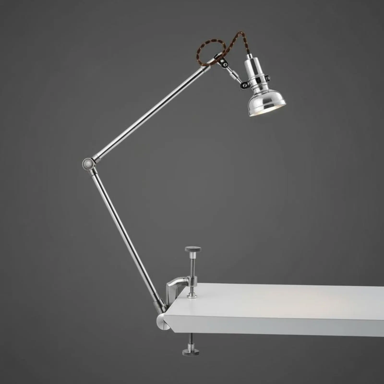 Bauhaus Design Clamp Lamp Retro Design Vintage Clamp Desk Lamp Adjustable Clamp-Mounted Lamp Steady-Lamp Indoor Lighting
Bauhaus Design Clamp Lamp Retro Design Vintage Clamp Desk Lamp Adjustable Clamp-Mounted Lamp Steady-Lamp Indoor Lighting