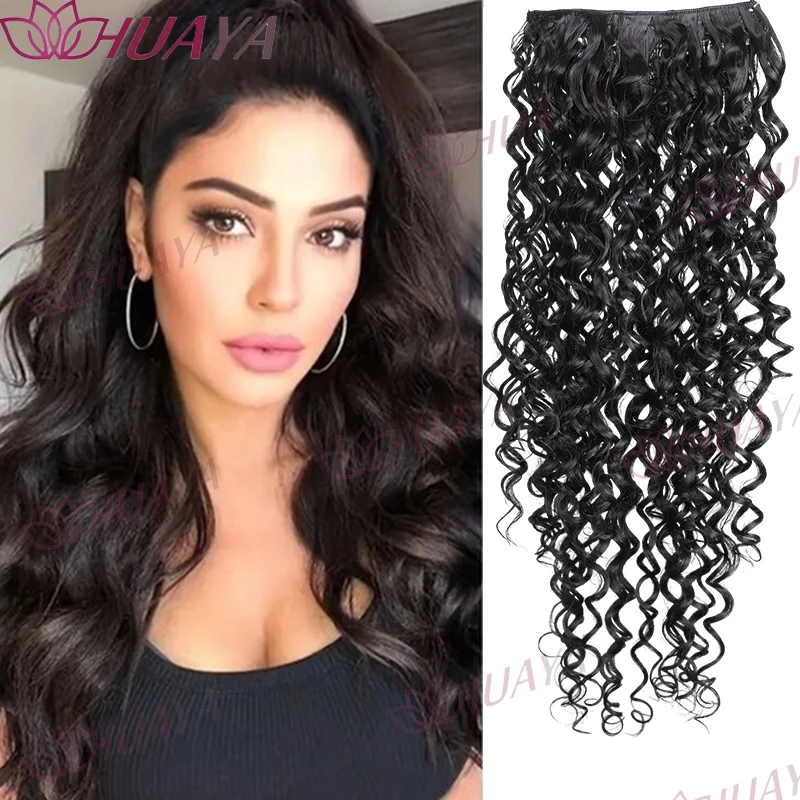 HUAYA Long Tiny Curly Clip On Hair Extensions Black Synthetic Voluminous Curl Hairpieces, Gothic Halloween Carnival Dress Up Hai
HUAYA Long Tiny Curly Clip On Hair Extensions Black Synthetic Voluminous Curl Hairpieces, Gothic Halloween Carnival Dress Up Hai