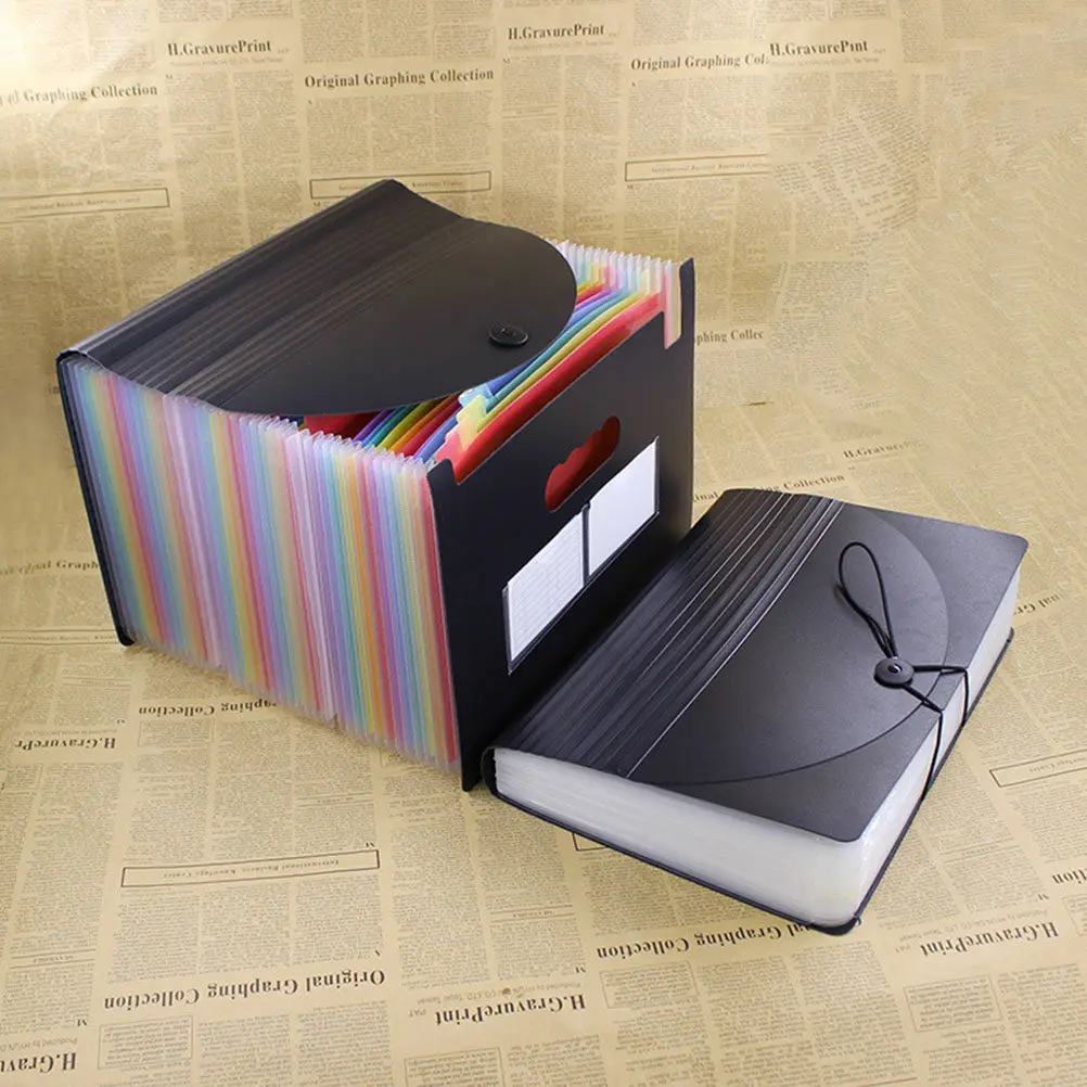 24-Layer Rainbow File Organizer Accordion Folder A4 Size Expandable Document Holder Paperwork Organizer Filing Folder
24-Layer Rainbow File Organizer Accordion Folder A4 Size Expandable Document Holder Paperwork Organizer Filing Folder
