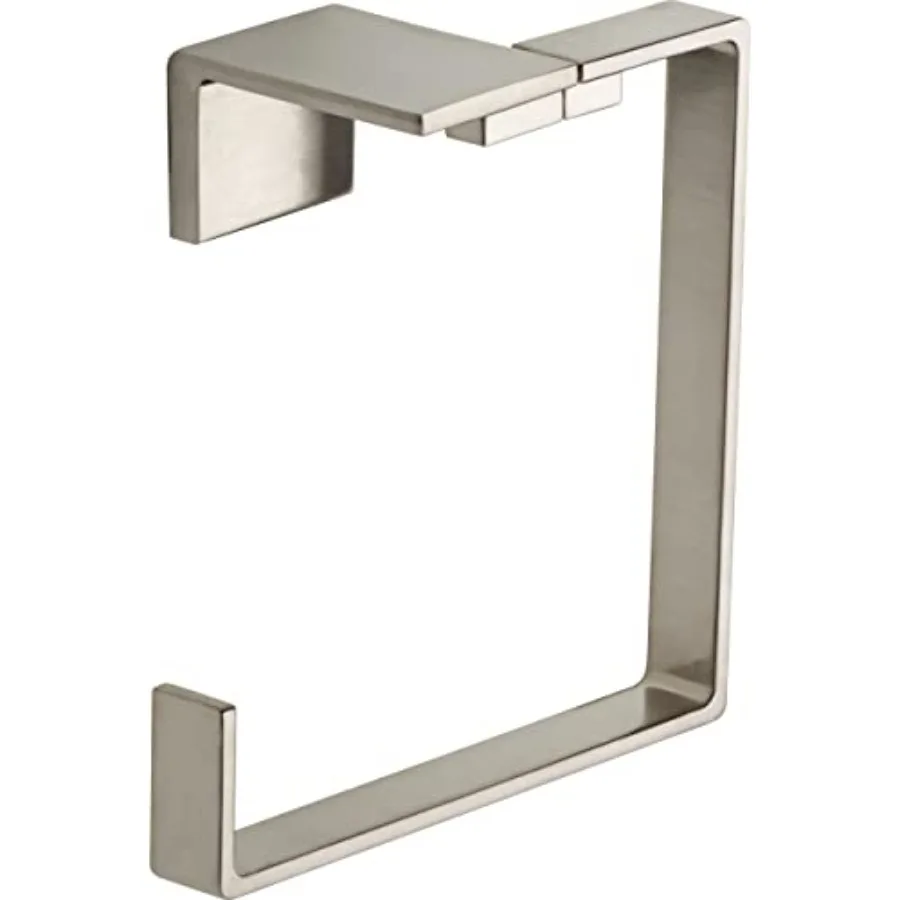 Bathroom and kitchen wall-mounted hand towel holder, stainless steel, silver, square design with secure grip for bath towels
Bathroom and kitchen wall-mounted hand towel holder, stainless steel, silver, square design with secure grip for bath towels