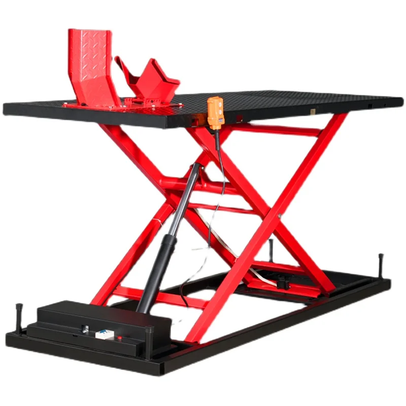 Motorcycle electric maintenance platform Electric vehicle large displacement hydraulic scissor lift pneumatic lifting equipment
Motorcycle electric maintenance platform Electric vehicle large displacement hydraulic scissor lift pneumatic lifting equipment
