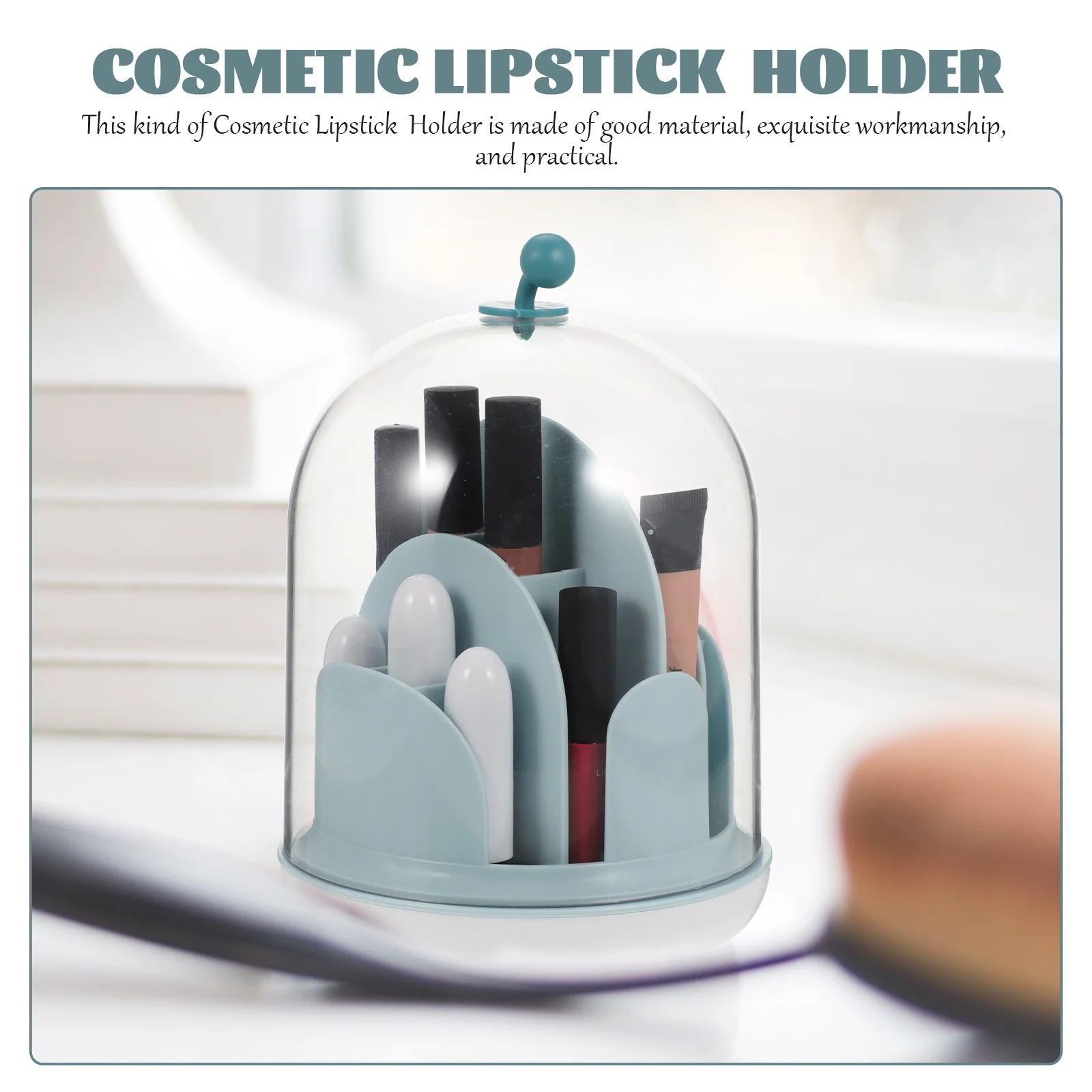 Multi Grid Makeup Lipstick Holder Rotating Brush Container With Lid Desktop Organizer Storage Rack For Lipstick
Multi Grid Makeup Lipstick Holder Rotating Brush Container With Lid Desktop Organizer Storage Rack For Lipstick