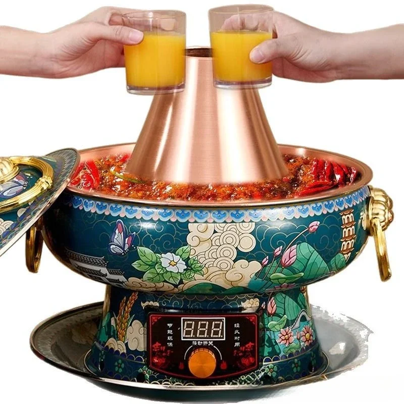 Plug-in copper hot pot pure copper electric and carbon dual-purpose old Beijing Yuanyang pure old-fashione
Plug-in copper hot pot pure copper electric and carbon dual-purpose old Beijing Yuanyang pure old-fashione