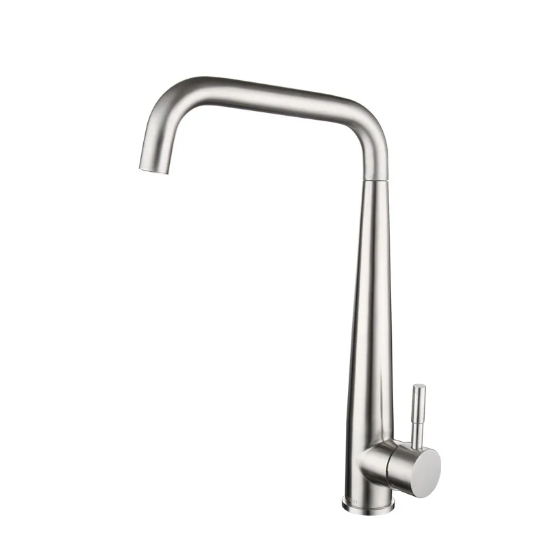 Nickel 304 Stainless Steel Kitchen Sink Faucet 360 Rotation Single Hole Deck Mounted Hot Cold Water Sink Mixer Tap
Nickel 304 Stainless Steel Kitchen Sink Faucet 360 Rotation Single Hole Deck Mounted Hot Cold Water Sink Mixer Tap