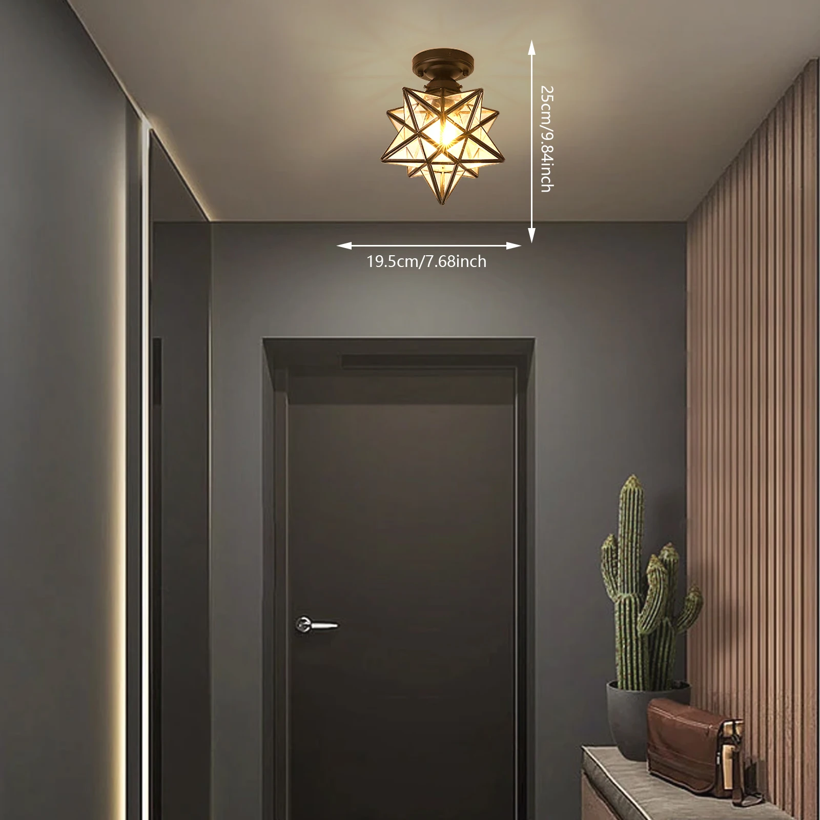 US Standard Moravian Star Ceiling Lamp, High-Clarity Glass Polished Surface, 5-10㎡ Coverage Romantic Lighting for Home/Hotel
US Standard Moravian Star Ceiling Lamp, High-Clarity Glass Polished Surface, 5-10㎡ Coverage Romantic Lighting for Home/Hotel