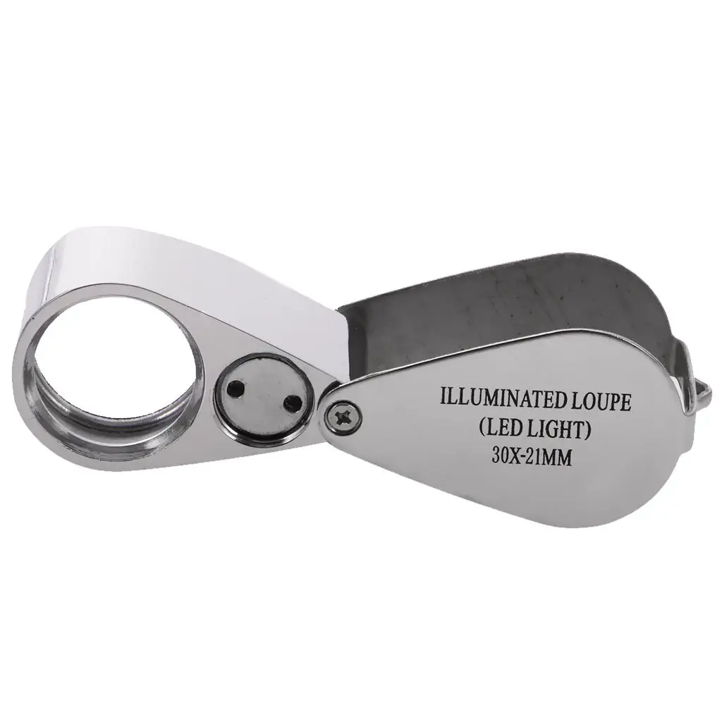 Foldable 30X Glass Magnifying Jeweler Eye Jewelry Loupe Portable Mini Jewelry Loupe for Jewellery Coins Stamps
Foldable 30X Glass Magnifying Jeweler Eye Jewelry Loupe Portable Mini Jewelry Loupe for Jewellery Coins Stamps