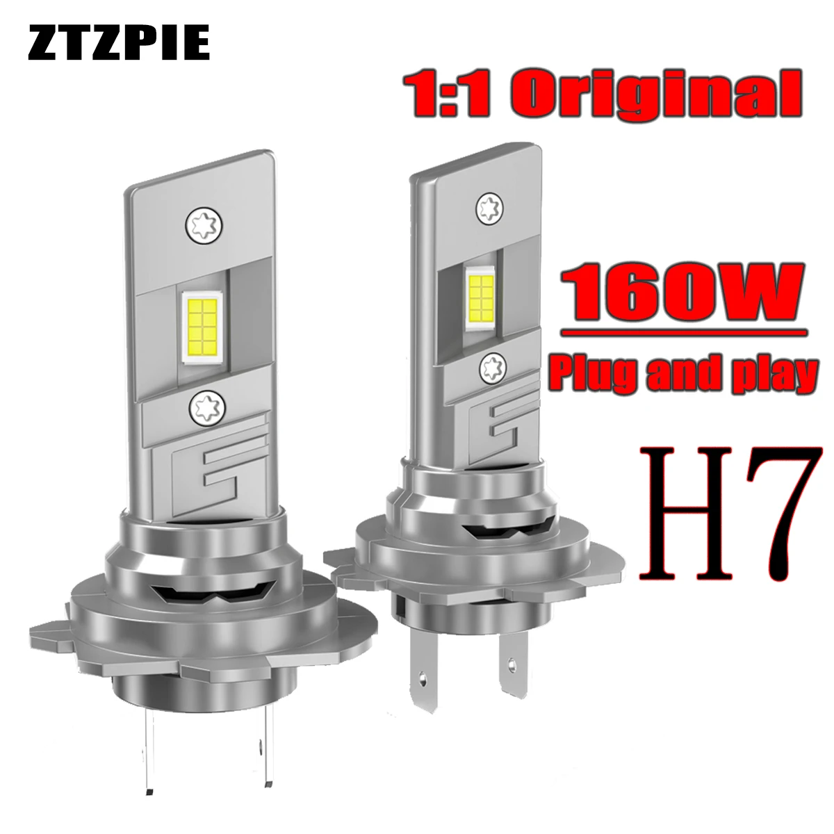 ZTZPIE 60000LM 160W 6000K H7 H4 9005 9006 H11 Led Headlight CSP 6650 CHIP Car Fog Light Bulbs 12V 1:1 With The Original Vehicle
ZTZPIE 60000LM 160W 6000K H7 H4 9005 9006 H11 Led Headlight CSP 6650 CHIP Car Fog Light Bulbs 12V 1:1 With The Original Vehicle