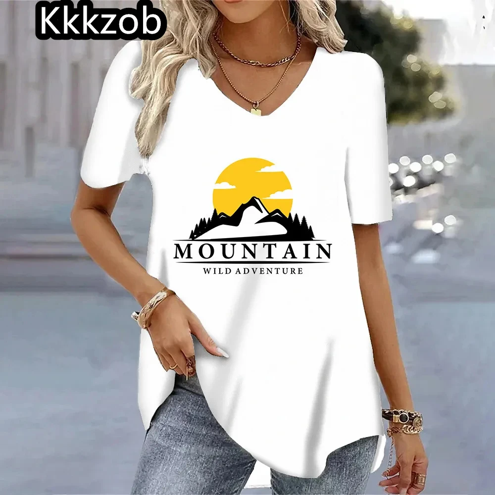 Korean Women's Summer T-Shirt Simple 3D Printing V-Neck Shirt Top Large Size Loose Street Daily Short-Sleeved Women's Clothing
Korean Women's Summer T-Shirt Simple 3D Printing V-Neck Shirt Top Large Size Loose Street Daily Short-Sleeved Women's Clothing