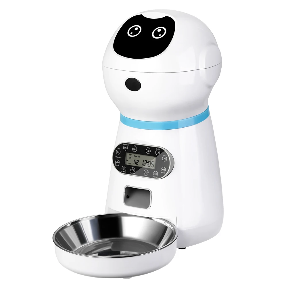 Smart Pet Feeder Automatic Cat Food Dispenser Large Capacity ABS Stainless Steel LCD Display Flexible Rubber Design for Cats
Smart Pet Feeder Automatic Cat Food Dispenser Large Capacity ABS Stainless Steel LCD Display Flexible Rubber Design for Cats