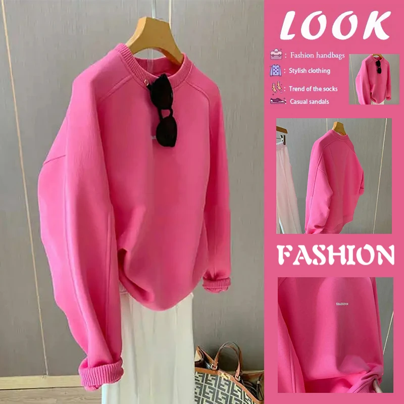 Oversize Hatless Sweatshirt Women's Small Size Embroidered Lettering Trendy Top Sweet Japanese Style Long Sleeve Loose Fit
Oversize Hatless Sweatshirt Women's Small Size Embroidered Lettering Trendy Top Sweet Japanese Style Long Sleeve Loose Fit