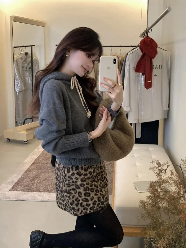 Korean Sle Anti-Aging Comfortable Hooded Dstring Casual Sweater Women's Winter Loose Match All over Top Soft Polyester K...
Korean Sle Anti-Aging Comfortable Hooded Dstring Casual Sweater Women's Winter Loose Match All over Top Soft Polyester K...