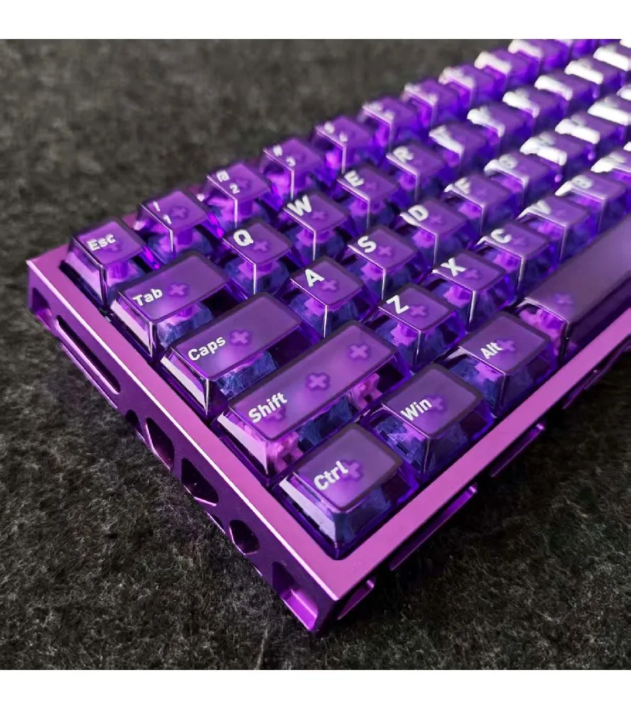 Keycaps Purple Transparent Personality Fog Transparent Keycaps 118 Keyboards PC Keycaps Customized Original Factory
Keycaps Purple Transparent Personality Fog Transparent Keycaps 118 Keyboards PC Keycaps Customized Original Factory