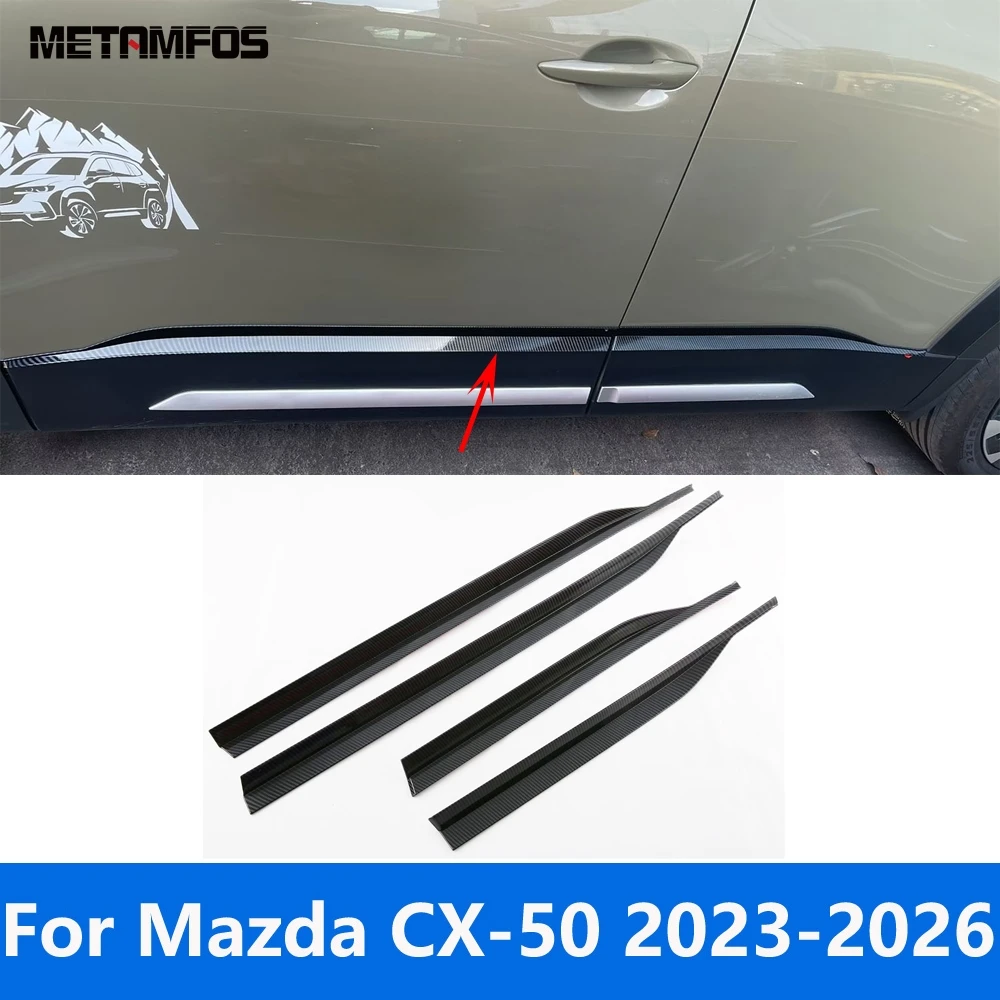 For Mazda CX-50 CX50 2023-2025 2026 Carbon Fiber Door Side Line Strip Body Skirt Molding Trim Sticker Accessories Car Styling
For Mazda CX-50 CX50 2023-2025 2026 Carbon Fiber Door Side Line Strip Body Skirt Molding Trim Sticker Accessories Car Styling