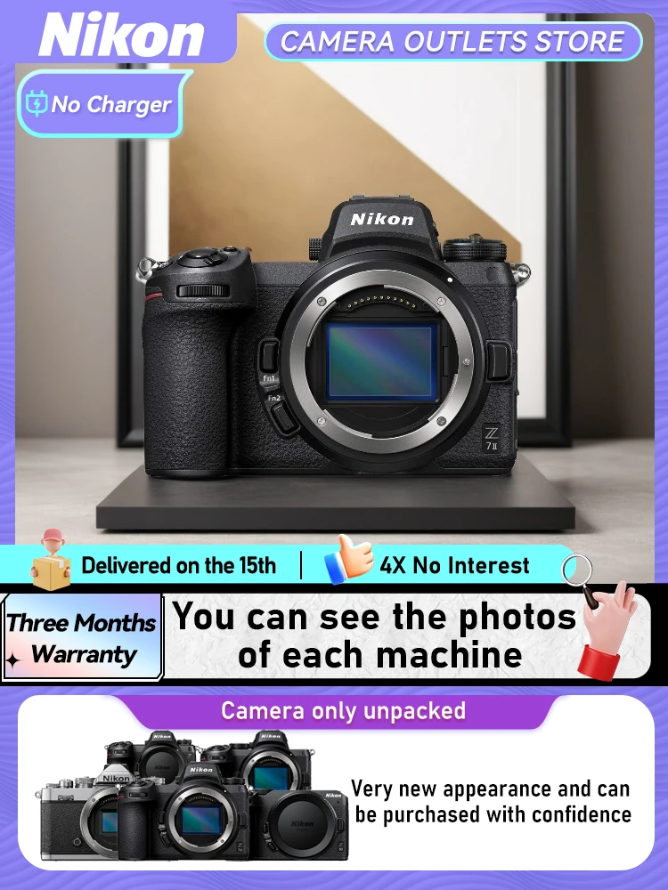 Nikon Z7II Z7 II Full-Frame Mirrorless Camera Compact Professional Photographer Photography 4KVideo Cameras 45.75MP Z72(Renewed)
Nikon Z7II Z7 II Full-Frame Mirrorless Camera Compact Professional Photographer Photography 4KVideo Cameras 45.75MP Z72(Renewed)