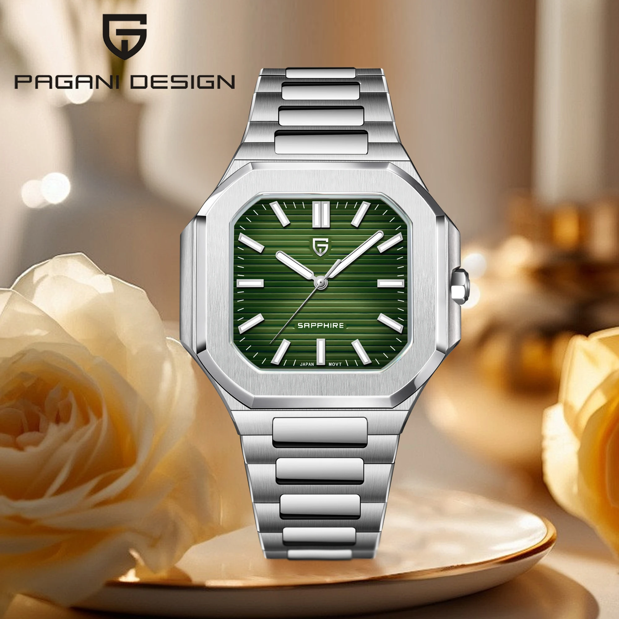 PAGANI DESIGN 2025 Mens Watch Luxury Quartz Watches Top AR Sapphire Mirror Stainless Steel Wristwatch Elegant Clock Gift for Men
PAGANI DESIGN 2025 Mens Watch Luxury Quartz Watches Top AR Sapphire Mirror Stainless Steel Wristwatch Elegant Clock Gift for Men