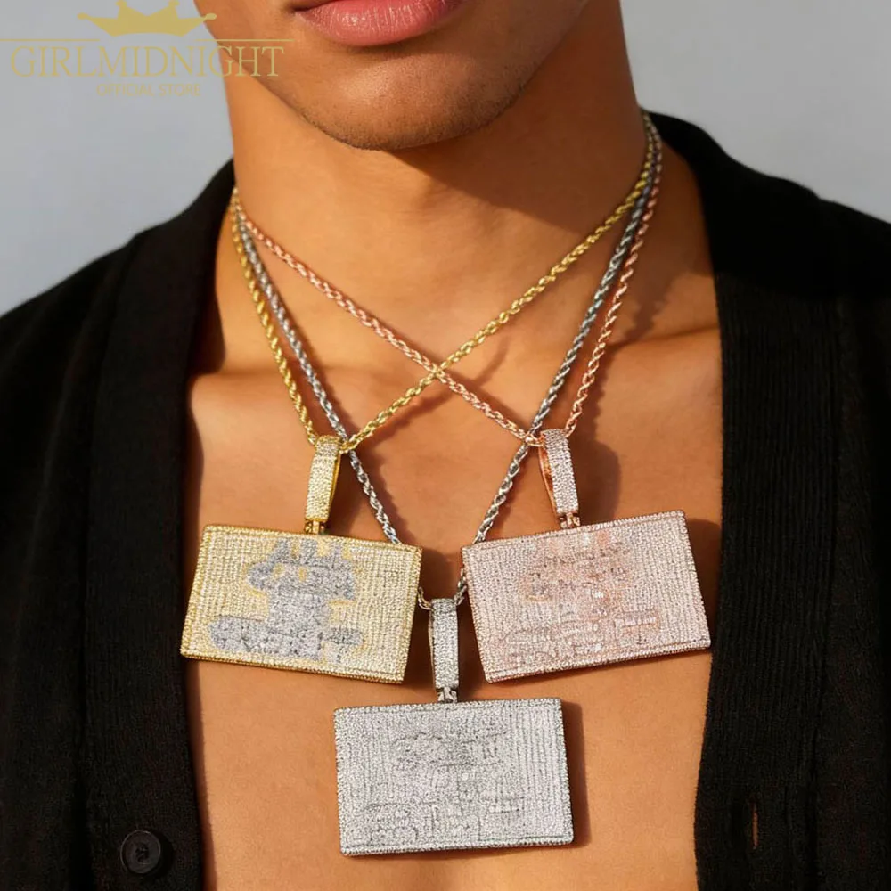 Хип-хоп 5A CZ Stone Paved Bling Iced Out All Cash No Credit Подвески Ожерелья для мужчин Репер Ювелирные изделия золотого цвета
Хип-хоп 5A CZ Stone Paved Bling Iced Out All Cash No Credit Подвески Ожерелья для мужчин Репер Ювелирные изделия золотого цвета