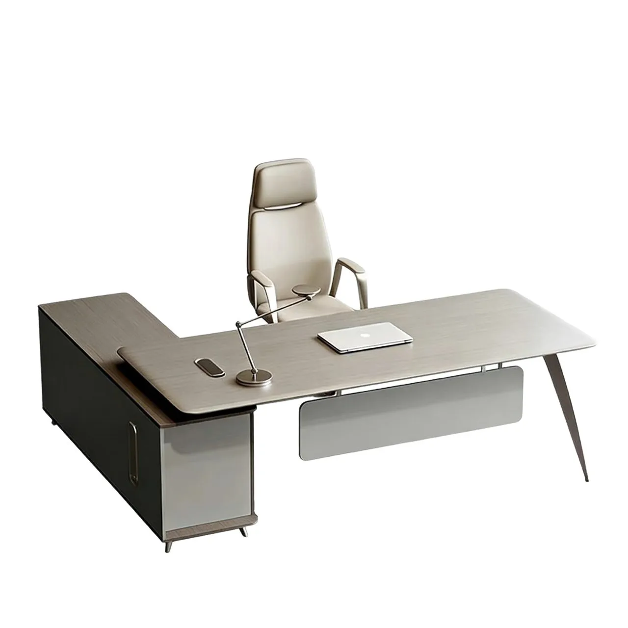 yjq boss desk simple modern senior sense president chairperson office desk and chair combination
yjq boss desk simple modern senior sense president chairperson office desk and chair combination