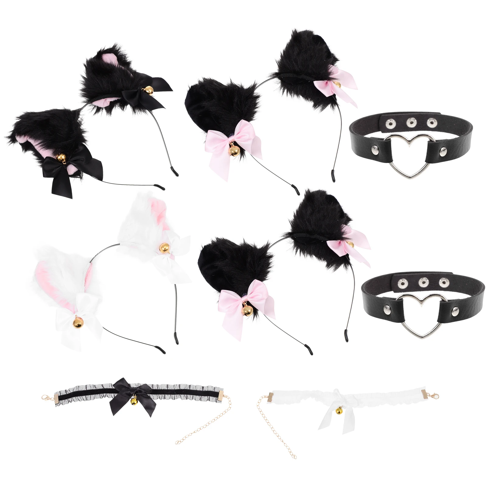 Cat Ear Headb Collar 4 Sets Fabric Hoops Decor Hairb Party Masquerade Halloween Cosplay Props Safe Material Comfortable
Cat Ear Headb Collar 4 Sets Fabric Hoops Decor Hairb Party Masquerade Halloween Cosplay Props Safe Material Comfortable