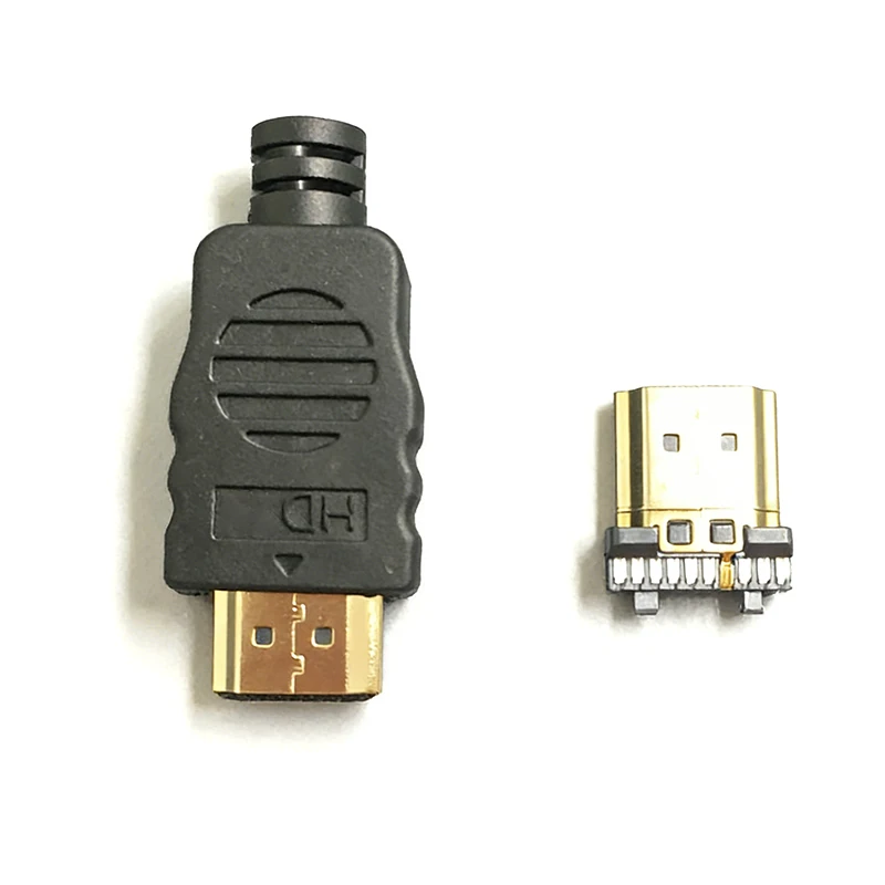 4Pcs Gold-plated Soldered Male HDMI Compatib Terminal Connector with Plastic casing 19pin Solder Joint Conector
4Pcs Gold-plated Soldered Male HDMI Compatib Terminal Connector with Plastic casing 19pin Solder Joint Conector