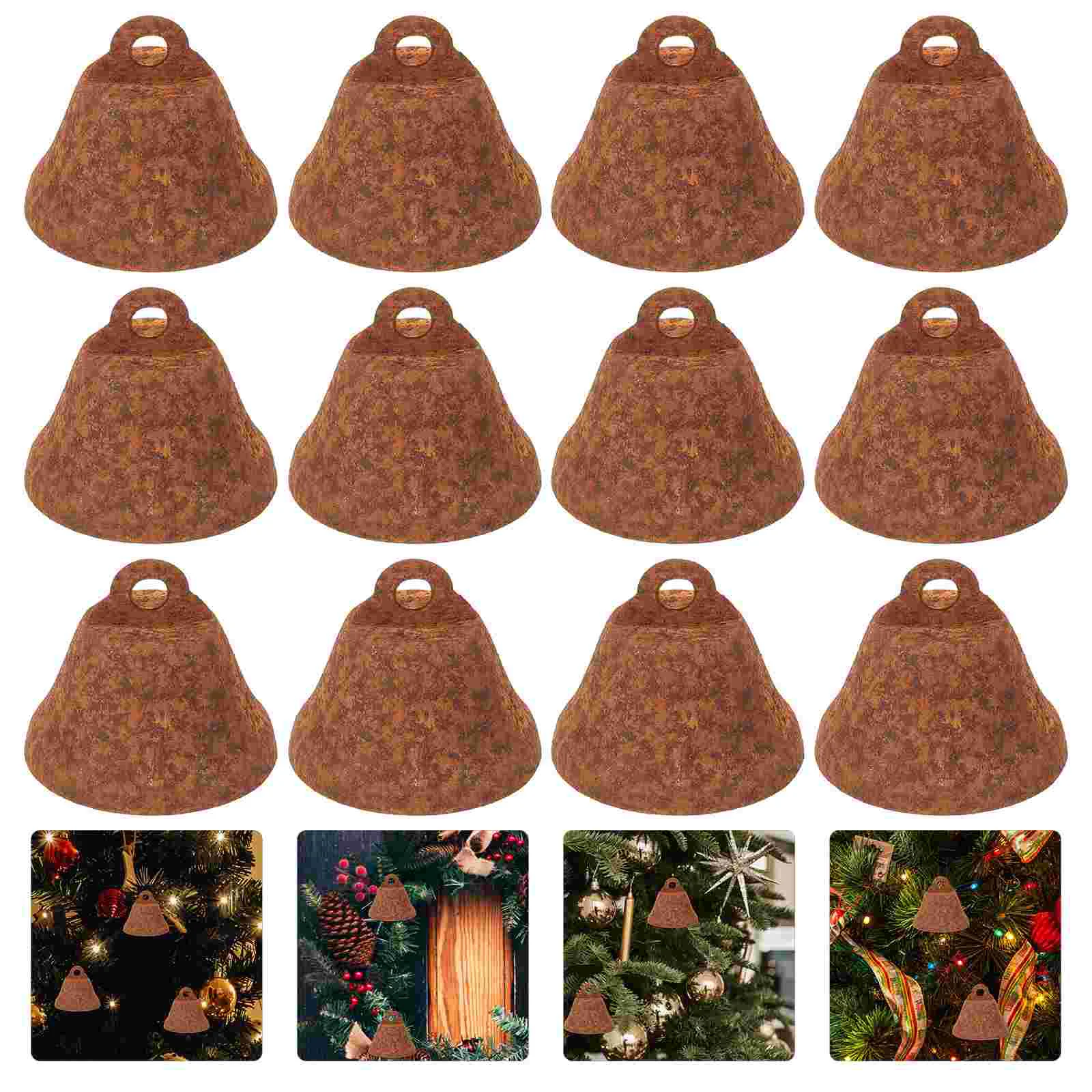 50 Pcs Rusty Bell Vintage Decor Hollow Metal Christmas Charms Diy Bells Holiday Party Festive Accessories Home Garden Event
50 Pcs Rusty Bell Vintage Decor Hollow Metal Christmas Charms Diy Bells Holiday Party Festive Accessories Home Garden Event
