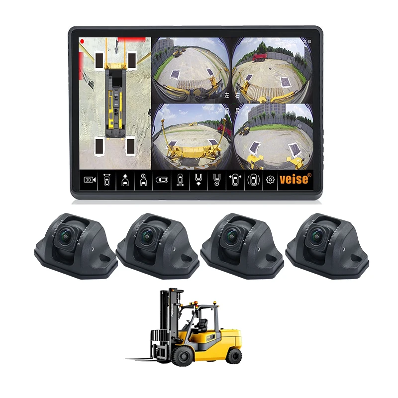 360 Degree Panoramic Camera System AVM Bird View Car Parking Aid with Pedestrian Detection for Truck Forklift Bus
360 Degree Panoramic Camera System AVM Bird View Car Parking Aid with Pedestrian Detection for Truck Forklift Bus