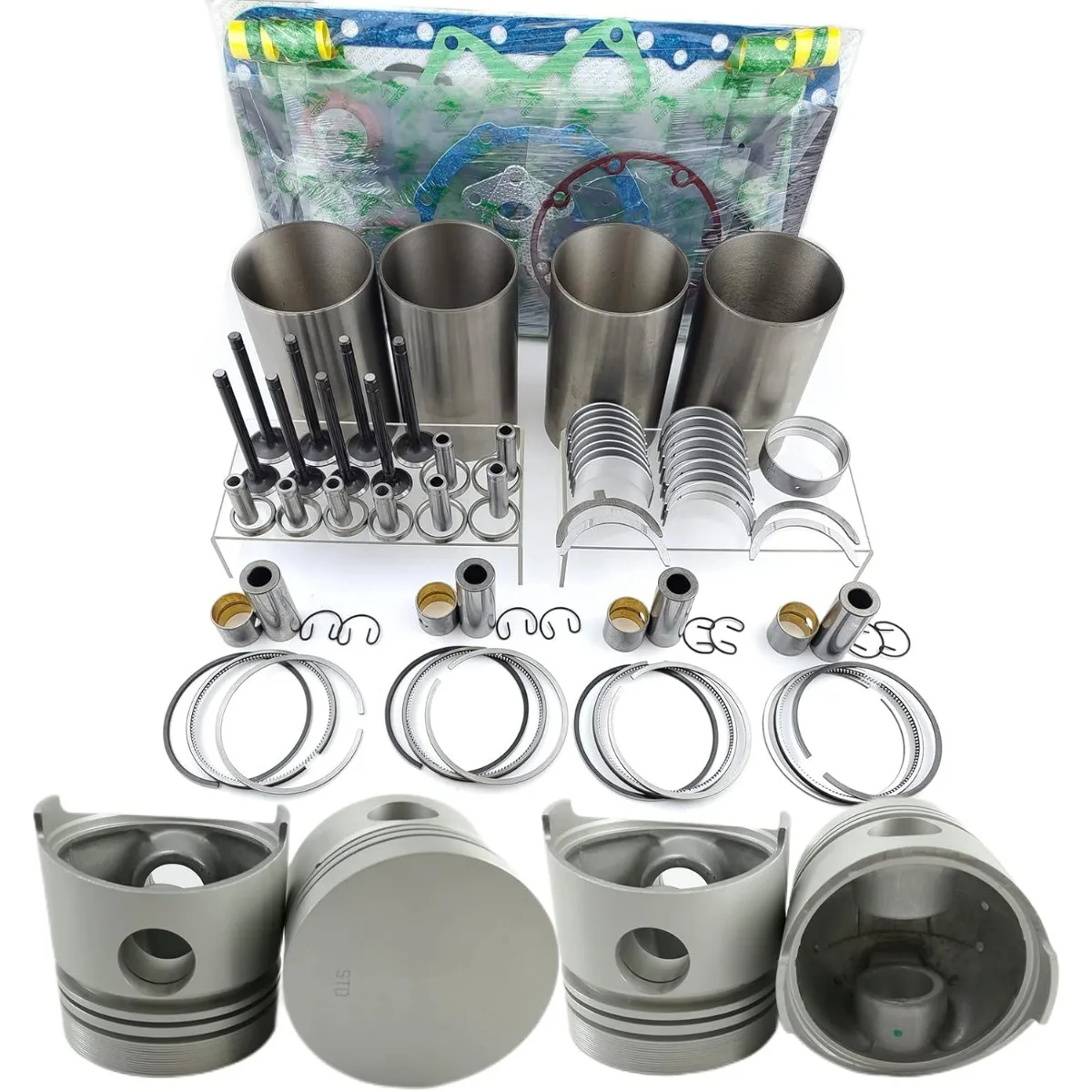 V1702 Engine Overhaul Rebuild Kit For Kubota V1702 V1702B Engine L2850DT Tractor KH90 Mini Excavator Bobcat 743 733 Skid Loader
V1702 Engine Overhaul Rebuild Kit For Kubota V1702 V1702B Engine L2850DT Tractor KH90 Mini Excavator Bobcat 743 733 Skid Loader