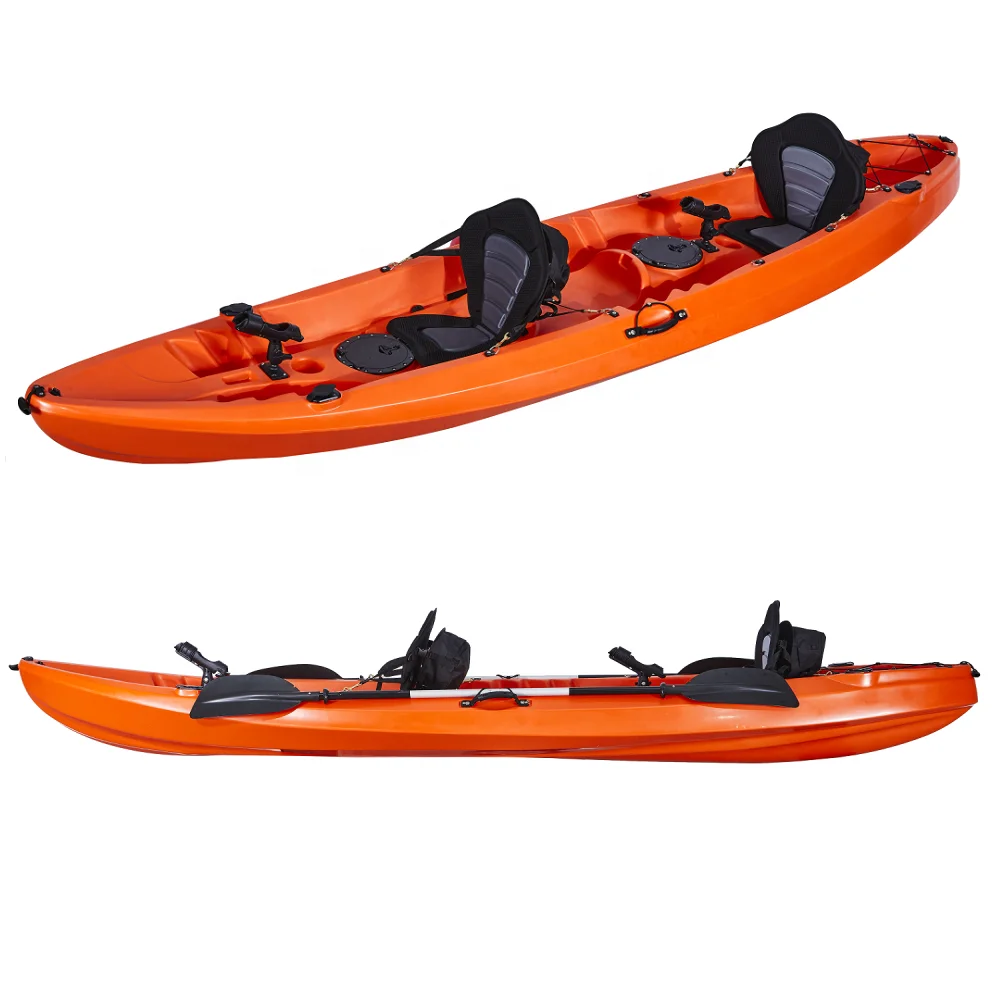 New Designed 3 Person Fishing Kayak Sit On Top Rowing Canoe Plastic Boat For Family Entertainment In Stock
New Designed 3 Person Fishing Kayak Sit On Top Rowing Canoe Plastic Boat For Family Entertainment In Stock