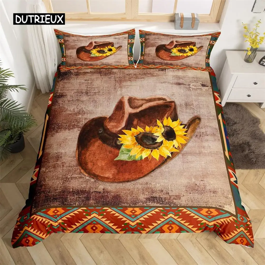 Exotic Farmhouse Western Cowboy Duvet Cover Set Twin King Floral Bedding Set Cowhide Patchwork Comforter Cover Bedroom Decor
Exotic Farmhouse Western Cowboy Duvet Cover Set Twin King Floral Bedding Set Cowhide Patchwork Comforter Cover Bedroom Decor