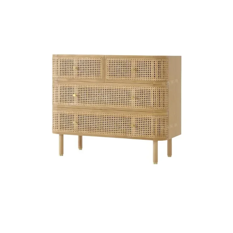 Dining Cabinet Nordic Solid Wood Vintage Four-Bucket Cabinet Locker Drawer Rattan Black Storage CabinetA
Dining Cabinet Nordic Solid Wood Vintage Four-Bucket Cabinet Locker Drawer Rattan Black Storage CabinetA