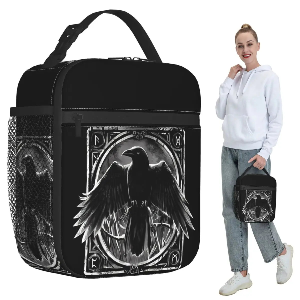 Термосумка для обедов Odin's Watcher Yggdrasil Raven для женщин, офисная термосумка-холодильник, портативный контейнер для еды
Термосумка для обедов Odin's Watcher Yggdrasil Raven для женщин, офисная термосумка-холодильник, портативный контейнер для еды