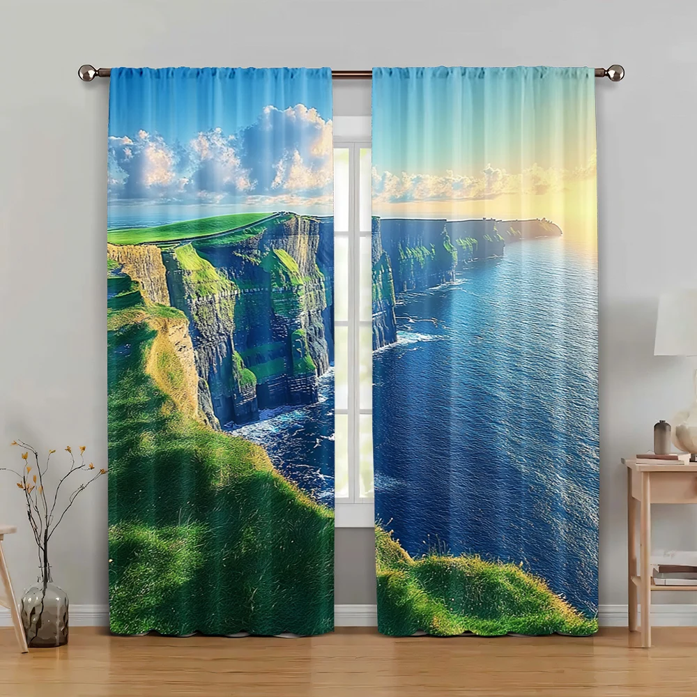 2pc, Window Drapes Magnificent Bluff Protecting Privacy Wall Decor Perfect for Holiday Parties
2pc, Window Drapes Magnificent Bluff Protecting Privacy Wall Decor Perfect for Holiday Parties