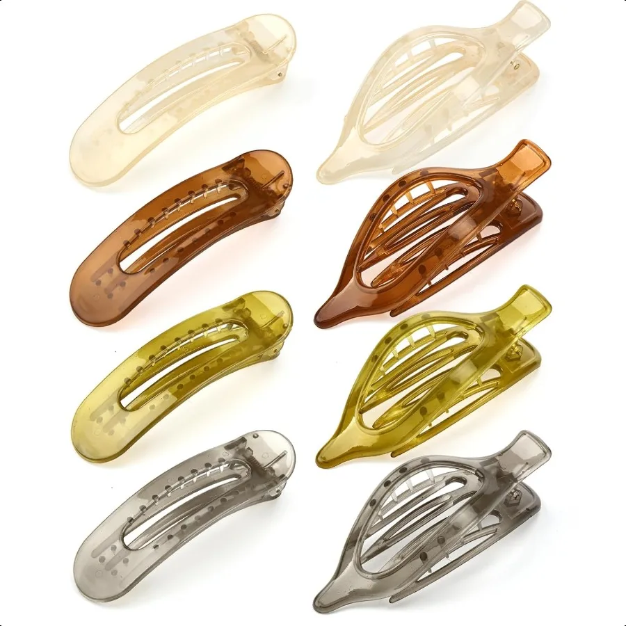 8 PCS Jelly Claw Clips 2 Styles French Flat Hair Clips Jelly Claw Clips Strong Hold for Women Girls Thin Hair Summer Hair Accor
8 PCS Jelly Claw Clips 2 Styles French Flat Hair Clips Jelly Claw Clips Strong Hold for Women Girls Thin Hair Summer Hair Accor