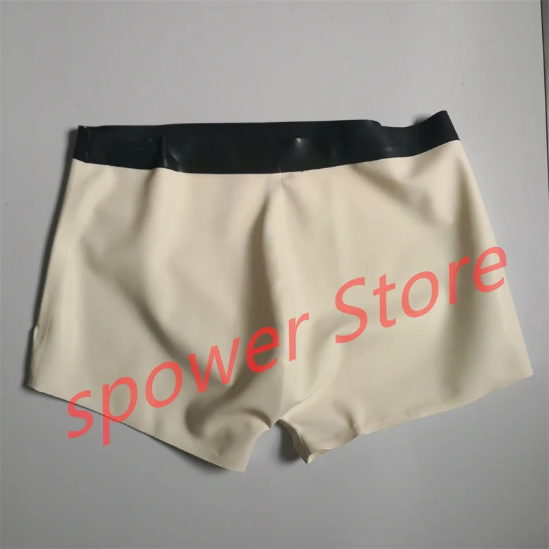 Latex Panties Sexy Fetish Rubber Shorts White with Black Lingerie Underwear Handmade Cosplay Costume for Men
Latex Panties Sexy Fetish Rubber Shorts White with Black Lingerie Underwear Handmade Cosplay Costume for Men