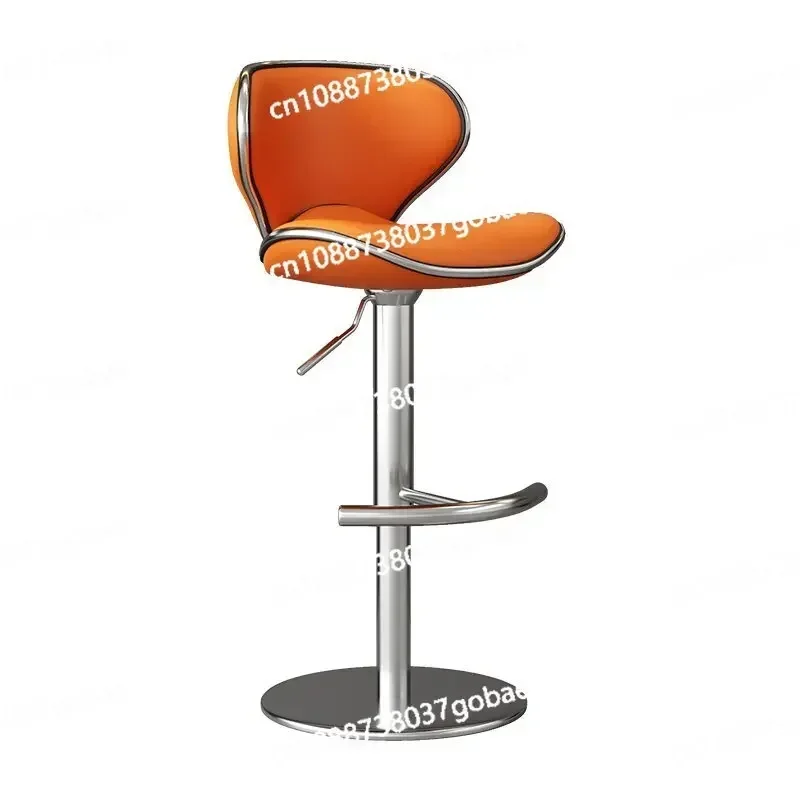 Домашний высокий табурет, современная простая спинка, подъемный вращающийся барный стул
Домашний высокий табурет, современная простая спинка, подъемный вращающийся барный стул
