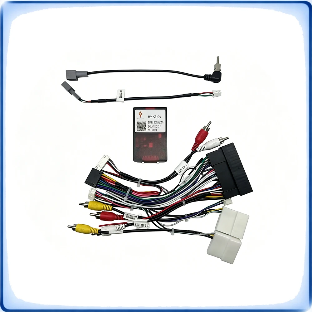 16-Pin Android Car Radio Stereo Wiring Harness Cable with CAN Bus Decoder, For Hyundai Santa Fe, Kia Sportage K3 Sorento Cerato
16-Pin Android Car Radio Stereo Wiring Harness Cable with CAN Bus Decoder, For Hyundai Santa Fe, Kia Sportage K3 Sorento Cerato