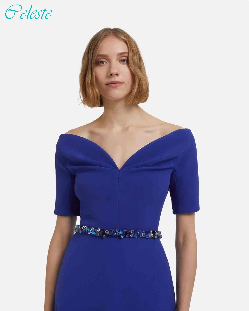 Customized A-Line Floor Length Sweetheart Elegant Celebrity Gowns Short Sleeves Evening Dress and Formal Modern Party Gowns
Customized A-Line Floor Length Sweetheart Elegant Celebrity Gowns Short Sleeves Evening Dress and Formal Modern Party Gowns