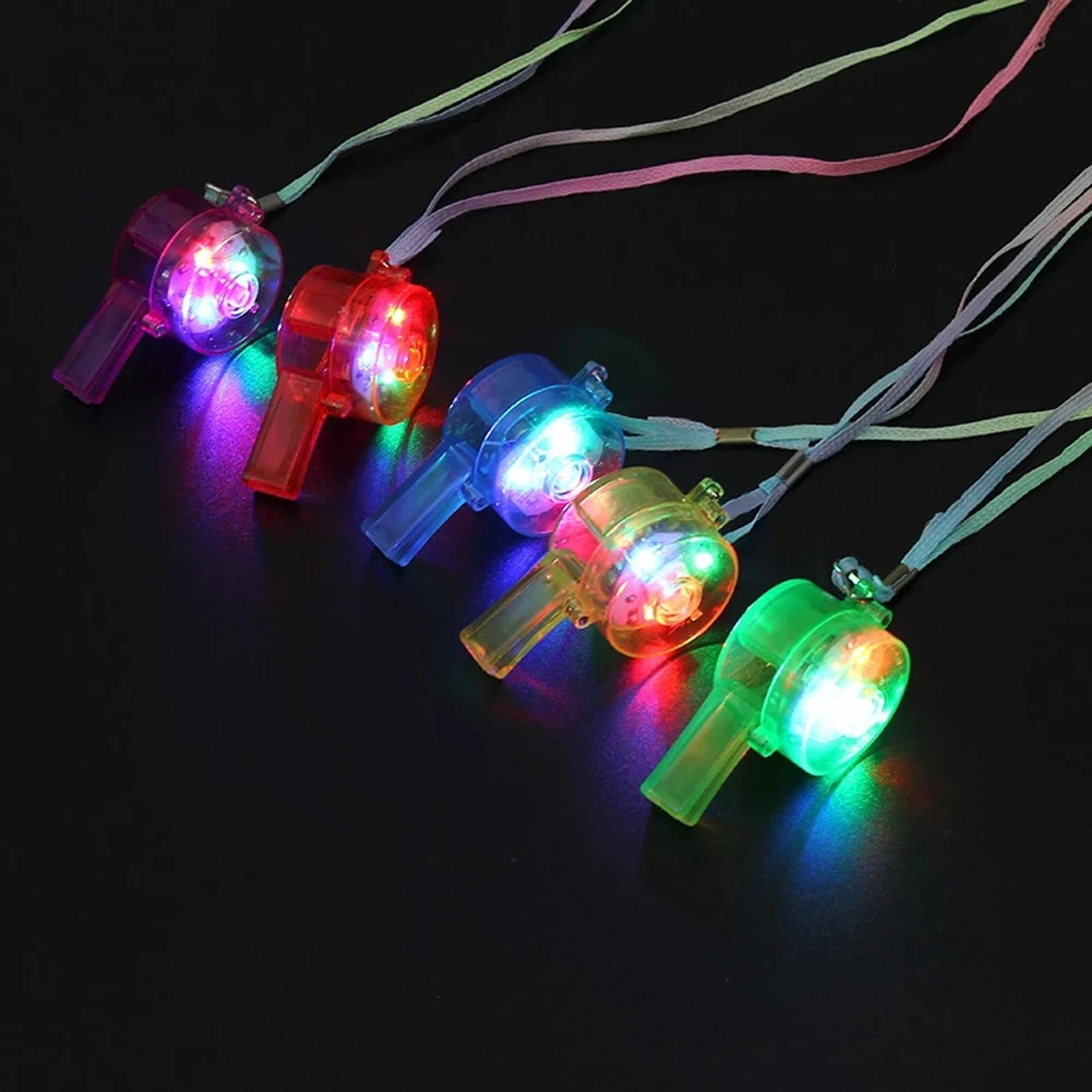 Colorful Glow in The Dark Flashing LED Whistle LED Flashing Whistle Glowing Colorful Pendant Whistle LED Light Up Whistle
Colorful Glow in The Dark Flashing LED Whistle LED Flashing Whistle Glowing Colorful Pendant Whistle LED Light Up Whistle