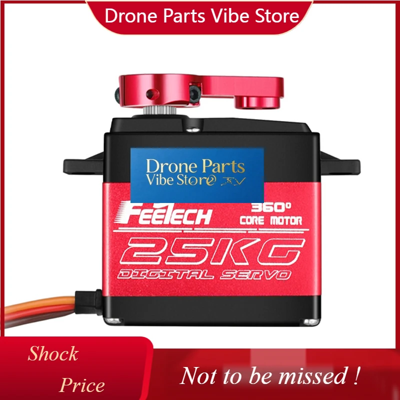 DParts1FT6325M FT6335M Digital Servo 7.4V 25KG 35KG 360 Degree Magnetic Steel Gear Servo For RC Cars Plane Quadcopter
DParts1FT6325M FT6335M Digital Servo 7.4V 25KG 35KG 360 Degree Magnetic Steel Gear Servo For RC Cars Plane Quadcopter