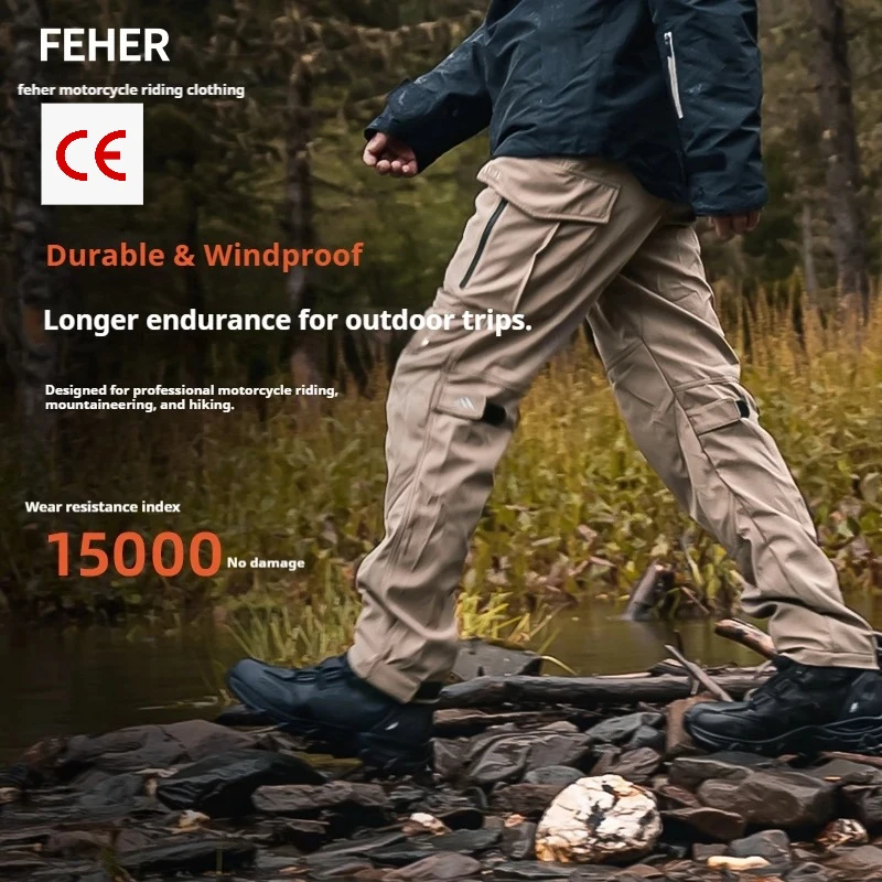 FEHER JK-323B Waterproof Breathable Riding Pants, Men All Seasons Work Wear-resistant Practical Motorbike Daily Cycling Apparel
FEHER JK-323B Waterproof Breathable Riding Pants, Men All Seasons Work Wear-resistant Practical Motorbike Daily Cycling Apparel