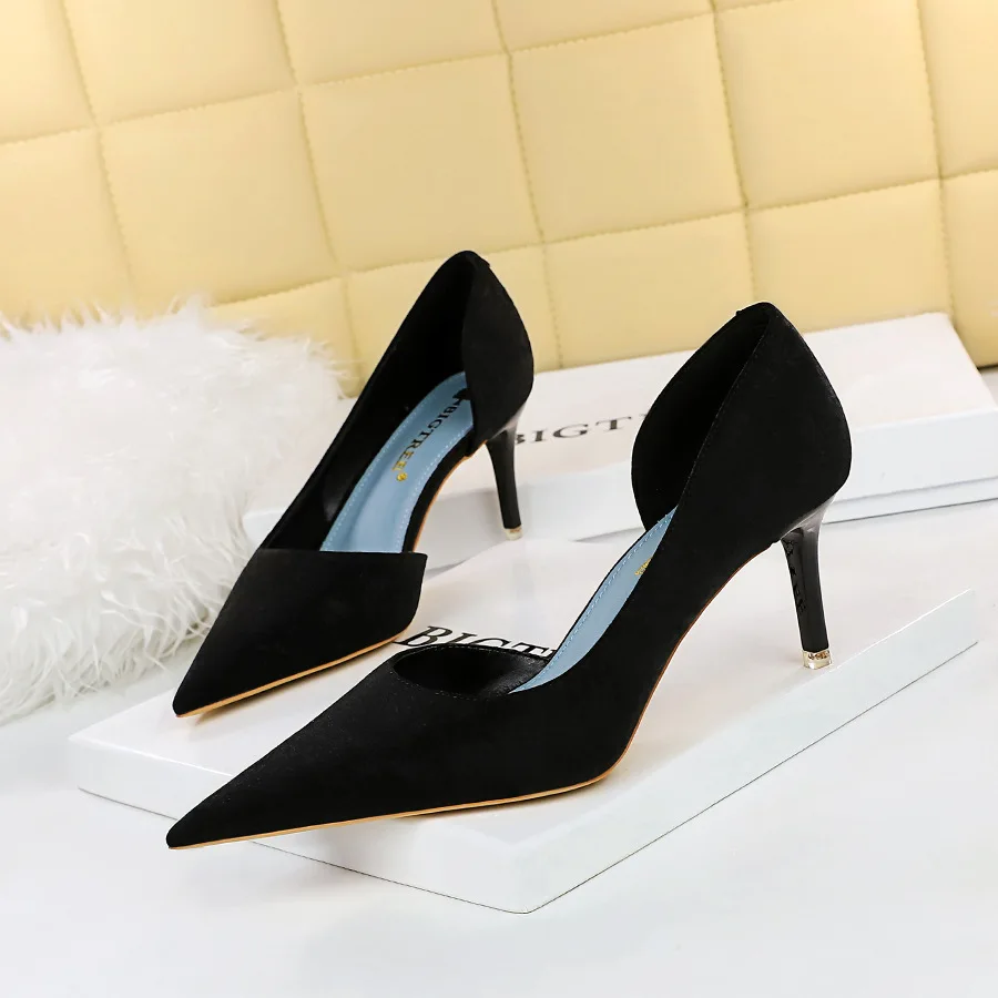 Women's Fashion Sexy High Heel Shoe Wedding Woman High Heels Shoes Shallow Pointed Mouth Fabric Side Ladies Pumps женская обувь
Women's Fashion Sexy High Heel Shoe Wedding Woman High Heels Shoes Shallow Pointed Mouth Fabric Side Ladies Pumps женская обувь