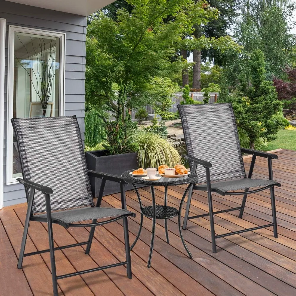 Set of 4 Folding Patio Chairs, for Garden Camping Poolside Beach Deck Lawn, Outdoor Portable Dining Chairs
Set of 4 Folding Patio Chairs, for Garden Camping Poolside Beach Deck Lawn, Outdoor Portable Dining Chairs