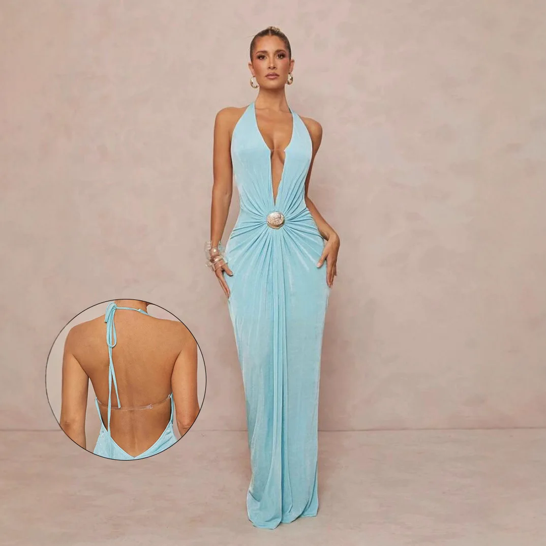 2026 Summer Women French Elegant Vacation Dress Tie Design Slim Fit Luxury A Line Long Dress
2026 Summer Women French Elegant Vacation Dress Tie Design Slim Fit Luxury A Line Long Dress