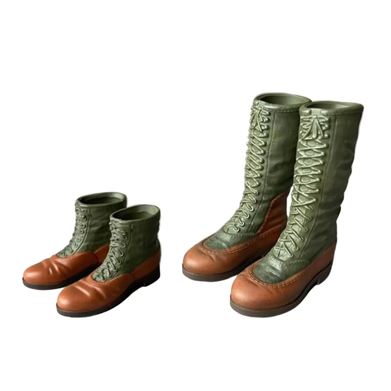 1/6 Scale Boots Action Figures Shoes Handmade Leather Boots Model Doll Toy Doll Knight Boots for Accessories Show Dining Room
1/6 Scale Boots Action Figures Shoes Handmade Leather Boots Model Doll Toy Doll Knight Boots for Accessories Show Dining Room