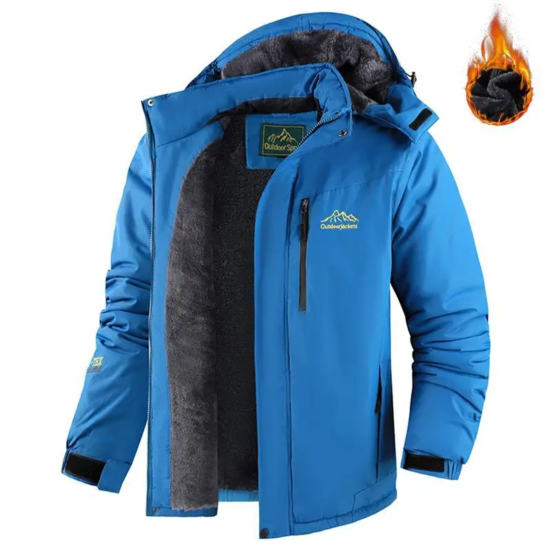 Warm Fleece Lined Jacket Coat for Men Outdoor Long Style Couple's Cotton Clothes Thermal Function Regular Thickness
Warm Fleece Lined Jacket Coat for Men Outdoor Long Style Couple's Cotton Clothes Thermal Function Regular Thickness